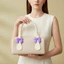 Túi xách silicon THEGIRL8B, Tote Mini nơ có thể giặt được chống thấm nước, Hộp đựng mỹ phẩm Túi đeo trên cùng khóa màu cầm tay bền bỉ Sử dụng văn phòng