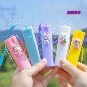 Chai xịt hoạt hình SAMO, Chai nhựa đựng mỹ phẩm có thể nạp lại, Mỹ phẩm đóng chai dưỡng ẩm Mini 10ml