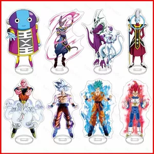 BH2 Dragon Ball Siêu Đứng Đĩa Son Goku Acrylic Đứng Ký Anime Để Bàn Trang Trí HB2