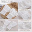 PYCOU Còng Có Thể Tháo Rời, Ruffles Xếp Ly Ren Tay Giả Vòng Tay, Voan Đa Năng Tay Trắng Vòng Tay Giả Tay Áo loe Đảng Cosplay