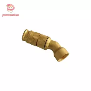 Vòi phun sương có thể điều chỉnh PWSEND, Vòi phun áp suất cao có thể tháo rời tầm xa, đồng bền 45° Dụng cụ tưới nước uốn cong Dụng cụ làm vườn