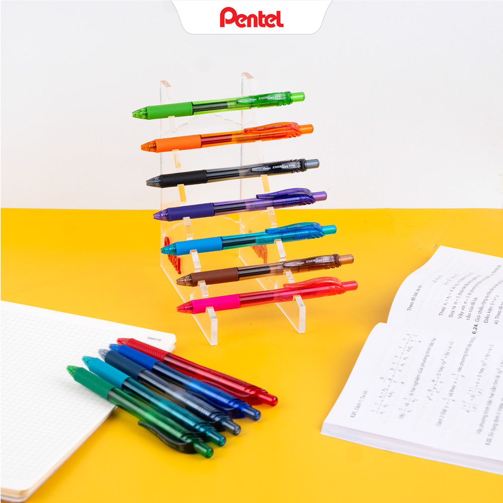 Bút bi Pentel BLN105 viết trượt mượt nhanh khô nhiều màu lựa chọn