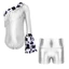 Nyeemya Trẻ Em Bé Gái 2 Chiếc Trang Phục Bò Cô Gái Phương Tây Tay Dài loe Viền Kim Loại Chắp Vá Leotard Đáy Đáy Bấm Nút Body Với Quần Short Eo Cao