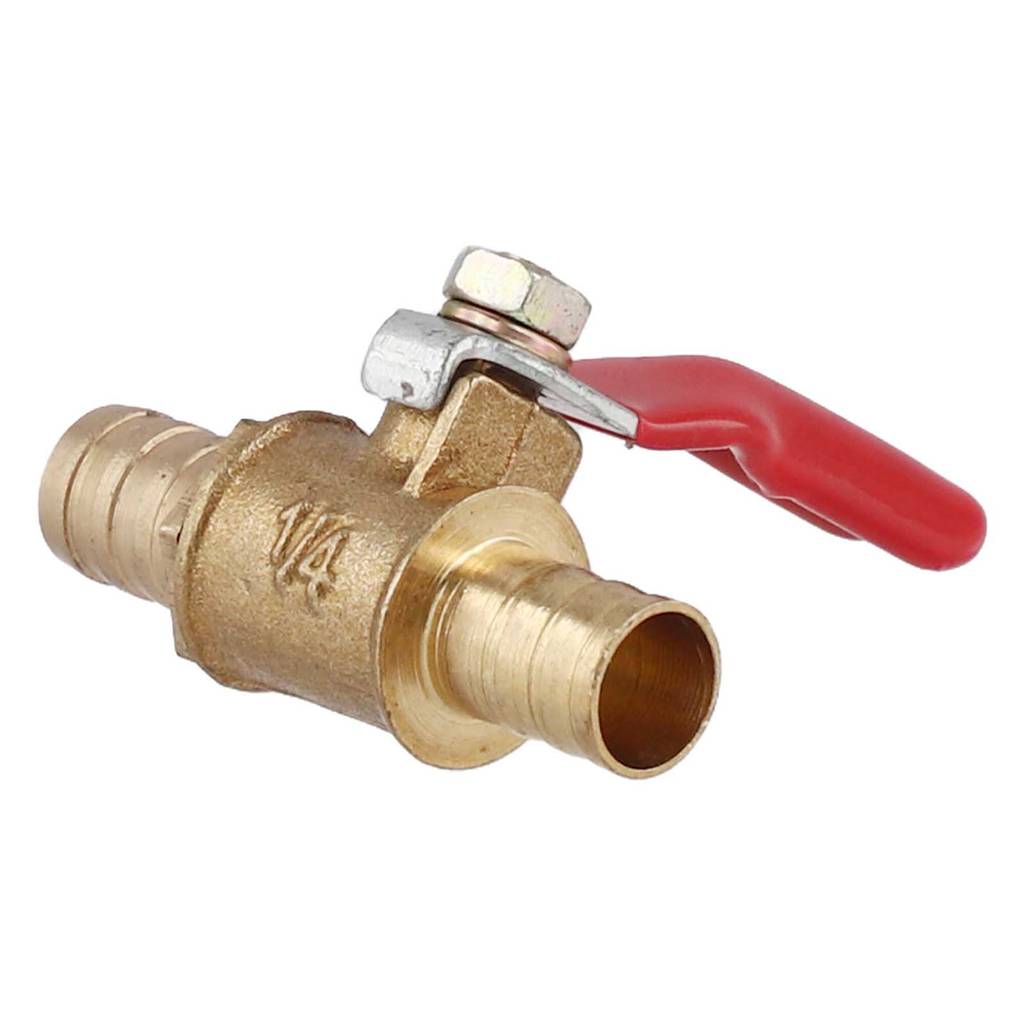 Van Bi Bằng Đồng Thau 6 / 8 / 10 / 12mm Chuyên Dụng Cho Ống Dẫn Dầu / Nước