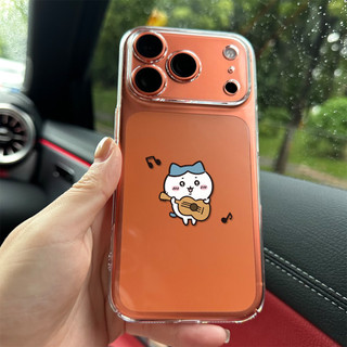 Hachiware & Usagi chơi đàn ghi-ta ỐP đIệN ThoạI Cho IPhone 17 16PRO 15Plus 14 13 12 11 Promax XR XSMAX ốP Silicon TPU Mề