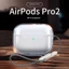Ốp điện thoại TPU mềm trong suốt cho AirPods Pro thế hệ thứ 3 có thiết kế lỗ dây buộc