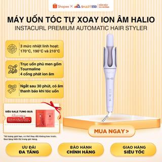 Máy uốn tóc tự xoay ion âm Halio instaCurl Premium Automatic Hair Styler -Bảo hành 24 tháng[HỎA TỐC]