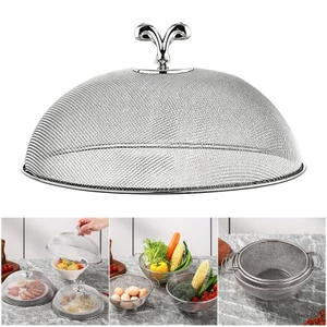 Cc Tấm thép chống gỉ đa năng có tay cầm Lưới kim loại Tấm bảo vệ lều mái vòm cho bàn Tiệc dã ngoại BBQ