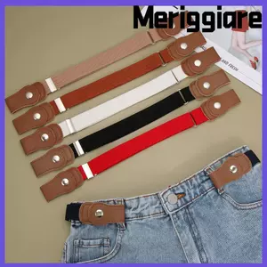 MERIGGIARE Thắt lưng trẻ em Quần jean thời trang Bé trai và Bé gái Vải co giãn