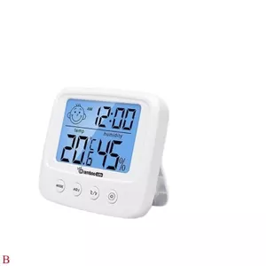 Đồng hồ - Nhiệt kế điện tử 3 trong 1 đo nhiệt độ và độ ẩm phòng ngủ cho bé an toàn và tiện lợi.