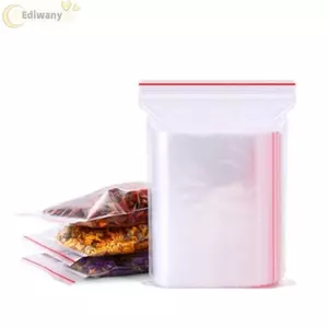 EDIWANY 100 cái / gói Túi PE đựng bao bì có thể đóng lại bằng nhựa