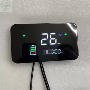 Màn hình đồng hồ tốc độ AMBU, Màn hình LED xe điện kỹ thuật số 48V 60V 72V, Bảng điều khiển dụng cụ chống nước đa năng bằng nhựa hữu ích