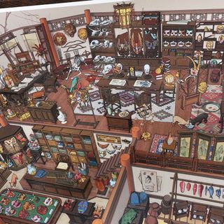 My Cabin 33.0 Quá Khổ Cảnh Quan Dán My Cabin Ba Mươi Ba Ba Sổ Tay Vui Nhộn diy Dán