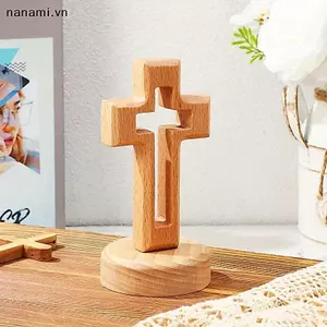Thánh Giá Gỗ Thánh Giá Đứng Tường Chúa Giêsu Tôn Giáo Bằng Gỗ Trang Trí Bàn Quà Tặng Nhà Thờ Thánh Giá Tượng Trang Trí Tôn Giáo [VN]