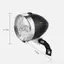 AIHOM Cổ Điển Retro Đèn Pha Xe Đạp Vỏ ABS 3 Đèn LED Xe Đạp Đi Đêm Cảnh Báo An Toàn Đèn Trước Không Pin,