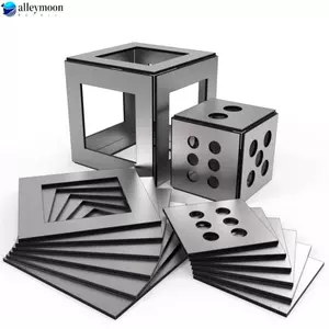 Bộ dụng cụ luyện tập hàn 17 thước đo Thép nhẹ Bộ phận kim loại hình sẵn Quà sáng tạo