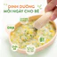 Cháo ăn dặm cho bé Mămmy cháo gạo sữa mix hạt nấu cháo sánh mịn bổ sung dinh dưỡng cho bé hộp 7 gói.