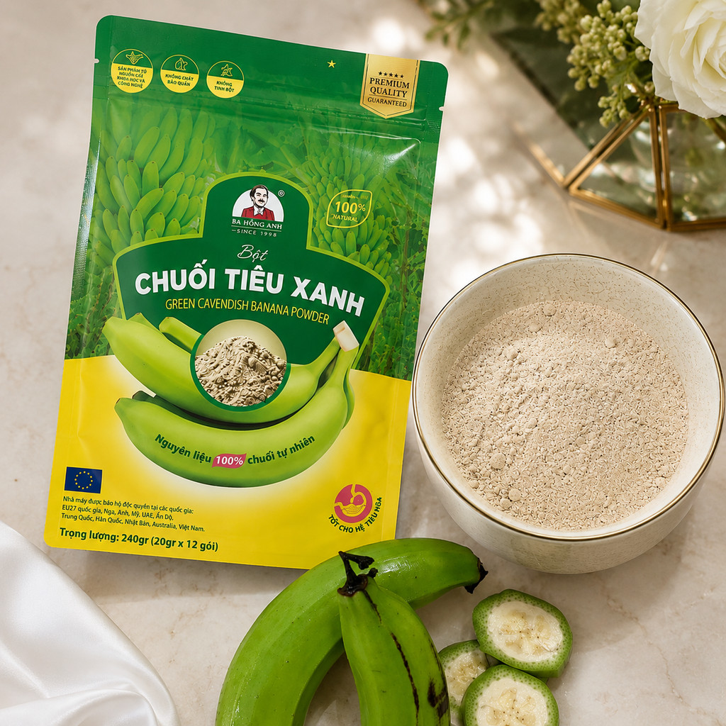 Bột Chuối Tiêu Xanh AI - 29,9 % Tinh Bột Kháng - Nguyên Chất | Shopee Việt  Nam