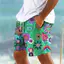 Hoa Hướng Dương Họa Tiết Hoa 3D In Unisex Thoải Mái Thoáng Khí Quần Short Đi Biển Thường Ngày