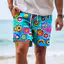 Hoa Hướng Dương Họa Tiết Hoa 3D In Unisex Thoải Mái Thoáng Khí Quần Short Đi Biển Thường Ngày