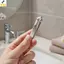 < YEI > Dụng cụ làm móng tay Bộ 5 10 chiếc có túi da xoay Lý tưởng cho du lịch và chải lông tại nhà Mới