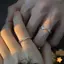 Bộ Nhẫn Cặp Đôi Thời Trang Màu Bạc Mở Đơn Giản Nhẫn Ngón Tay Có Thể Điều Chỉnh Ánh Sáng Trang Sức Sang Trọng Cho Nữ Quà Tặng Kỷ Niệm Mới