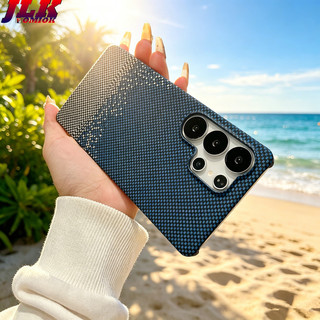 [JLK] Ốp điện thoại từ tính họa tiết sợi Carbon cho Samsung Galaxy S26 S25 S24 S23 S22 Ultra Plus Vỏ không khung sạc không dây
