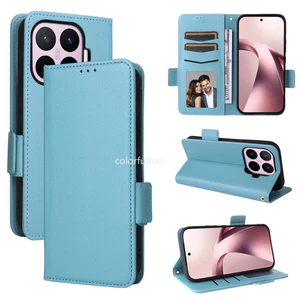 Xiaomi 17T 5G 2026 Khóa Bên Họa Tiết Vải Lanchee Khe Cắm Thẻ Ví Da Cho Xiaomi Mi 17T 15T Pro 15TPro 17TPro Xiaomi17T 5G Vỏ Ví Điện Thoại Từ Túi Đựng Mặt Sau