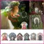 Cửa Thu Nhỏ 2D Vườn Cổ Tích Thu Nhỏ Gnome Cửa Cây Đồ Trang Trí Mini Elf Trang Trí Cửa Cổ Tích shopidaevn