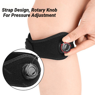 1 Chiếc Dây Đeo Đầu Gối Patella Tendon, Hỗ Trợ Giảm Đau Đầu Gối Nẹp Đi Bộ Đường Dài, Bóng Đá, Bóng Rổ, Chạy Bộ, Nhảy Đầu Gối, Quần Vợt, Viêm gân