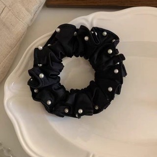 Hululu / Bong Bóng Muối Biển ~ Ngọc Trai Bốn Lớp Gạc Scrunchy Tóc Nữ Cao Cấp Phụ Kiện Tóc Băng Đô