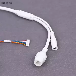 Luckyew Camera Đuôi Cáp Ethernet Lan Cáp PoE RJ45 Cáp Mạng 10 Pin 10 Core Cho Camera IP TQ