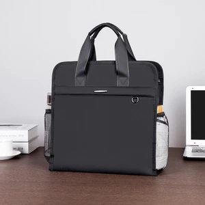 Yiyun Chen Briefcase Business a4 File Bag với vị trí cốc nước Túi thông tin Túi vải Oxford Túi hội nghị
