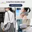 HL Du Lịch Ne Gối Có Thể Lấp Đầy Quần Áo Túi Bảo Quản Hình Chữ U Vỏ Gối Pha Lê Lông Cừu Ne Gối Dành Cho Máy Bay Du Lịch LMWU