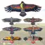 TOPTOOLCX Eagle Diều, Quà Tặng 30 Mét Diều Dòng Chim Diều, Thời Trang Đa Phong Cách Dẹt 1,1m Bay Diều Ngoài Trời