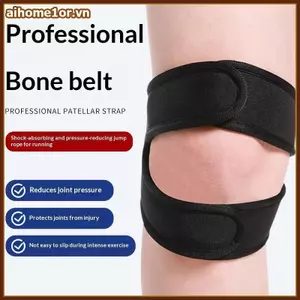 AIHOM 1 Đầu Gối Patellar Tendon Hỗ Trợ Đầu Gối Dây Nẹp Có Thể Điều Chỉnh Sho Hấp Thụ Nén Miếng Lót Đầu Gối Tay Cho Bóng Rổ,