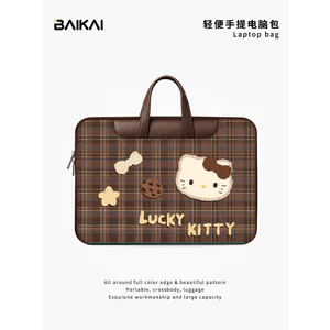 🔥túi đựng máy tính xách tay túi đựng laptop nữ dễ thương BK Hoạt Hình Dễ Thương Hello Kitty Túi Laptop Di Động Thích Hợp Cho Túi Xách 15: 20 cm 1314 Túi Lót 37 cm