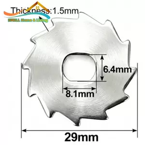 Baitcasting Reel Gear Chất liệu thép không gỉ Hoàn thiện bạc Kích thước lỗ khoan 6,4mm