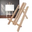 Giá để bàn bằng gỗ TUYỆT VỜI, Giá đỡ gỗ nhỏ 30cm, Cài đặt góc linh hoạt Thông hình thang Giá đỡ ổn định Trình bày tác phẩm nghệ thuật