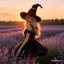 Mũ Phù Thủy Nữ Bướm Xếp Ly Viền Halloween Mũ Dự Tiệc Cho Lễ Hội Cosplay