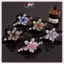JRP 1 Cái Nữ Thời Trang Kim Cương Giả Hairgrip Barrettes Hoa Vuốt Tóc Kẹp Tóc Cho Bé Gái Tóc Cua Phụ Kiện Tóc JRP