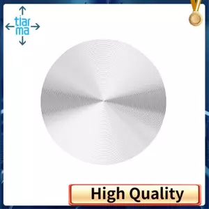 Chân bàn chuyển đổi tấm thủy tinh, nhôm, tròn, 50x8mm, bạc