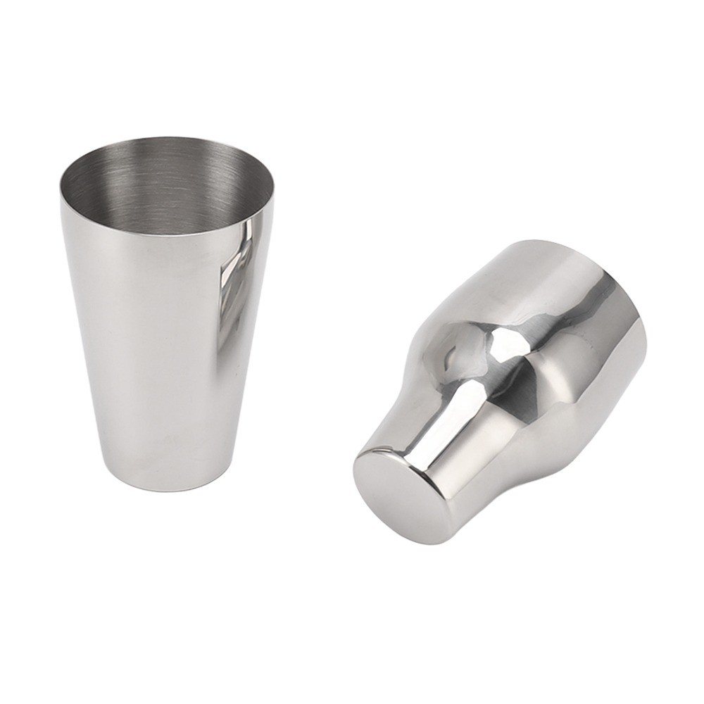 Bình lắc đồ uống bằng thép không gỉ 2 mảnh NEAVERLER, Máy rửa chén bằng thép không gỉ Máy trộn Martini an toàn, Bộ bình lắc đồ uống phong cách Pháp