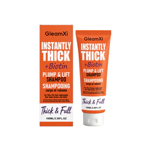 Dầu GleamXi Biotin Volumizing 100ml - Dầu Gội Nâng Cơ Tức Thì Cho Tóc Mỏng Phẳng Mịn - Dầu Gội Tăng Cường Khối Lượng Nhẹ Để Làm Tóc Đầy Đủ Hơn