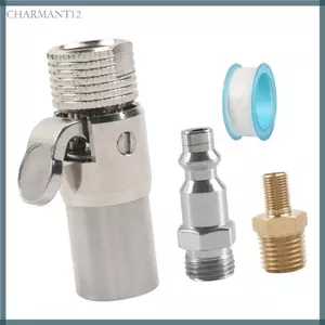 Char Lỗ khoan lớn Kết nối nhanh Khớp nối cho máy nén khí Lốp nhanh Lạm phát trên ô tô Xe máy Xe đạp và Đường bộ Ve