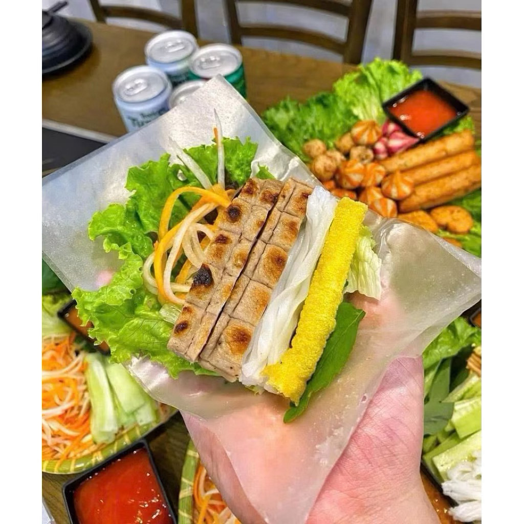 Combo Bánh Đa Nem Ăn Sống - Cuốn Gỏi Hạnh Mẫn túi 20 lá, thơm ngon mềm dai dễ cuốn, hàng chính hãng