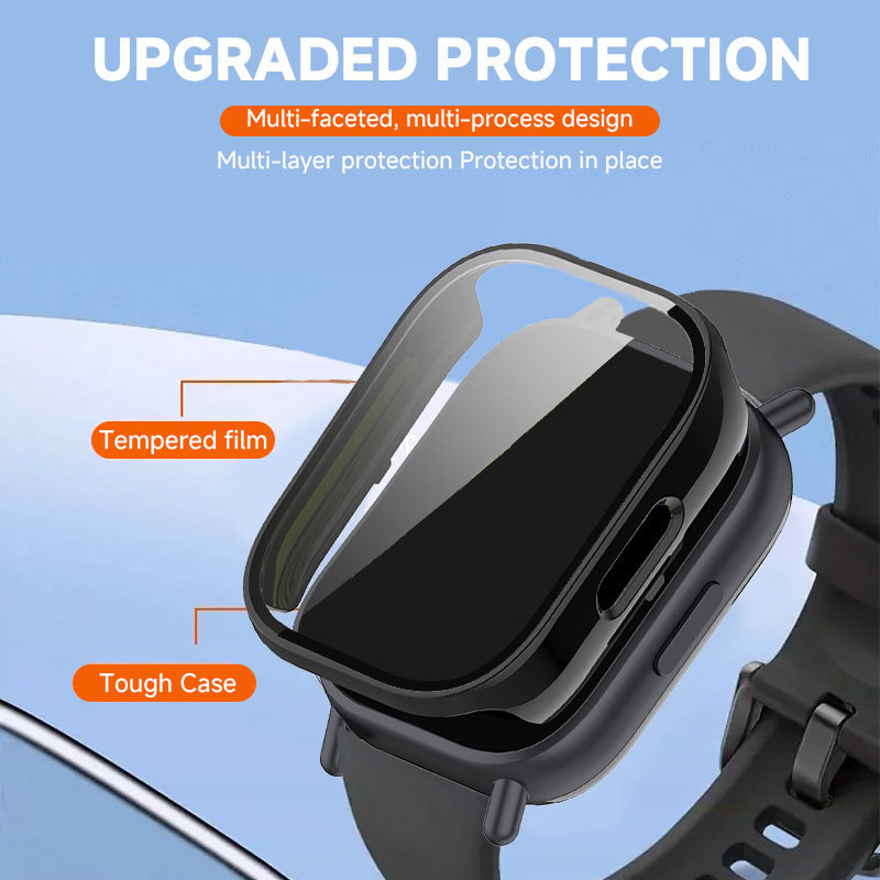 Vỏ PC + dây đeo silicon từ tính cho Redmi Watch 5 Dây đeo đồng hồ bảo vệ màn hình hoạt động cho vòng đeo tay Watch 5 Lite