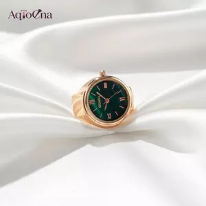 AqToCna Thời Trang Punk Thạch Anh Đồng Hồ Cho Cặp Đôi Nam Nữ Sáng Tạo Thời Gian Hiển Thị Trang Sức Độc Đáo Có Thể Điều Chỉnh Ban Nhạc Quà Tặng Sinh Nhật AqToCna