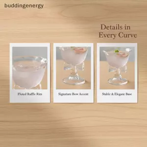 {BUDDI} Cốc nước thủy tinh nơ dễ thương Thiết kế hoạt hình sọc Hoàn hảo để sử dụng đồ uống hàng ngày {buddingenergy}