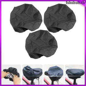 2 Chiếc Bọc Ghế Xe Đạp Nylon Chống Thấm Nước Màu Đen Bảo Vệ Yên Xe Chống Mưa Cho Đi Xe Đạp Ngoài Trời